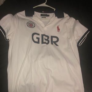 White GBR Polo Shirt